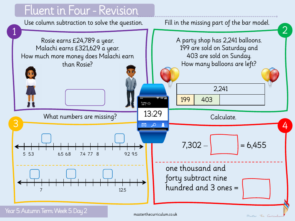 Addition and Subtraction - Estimate and Approximate - Starter