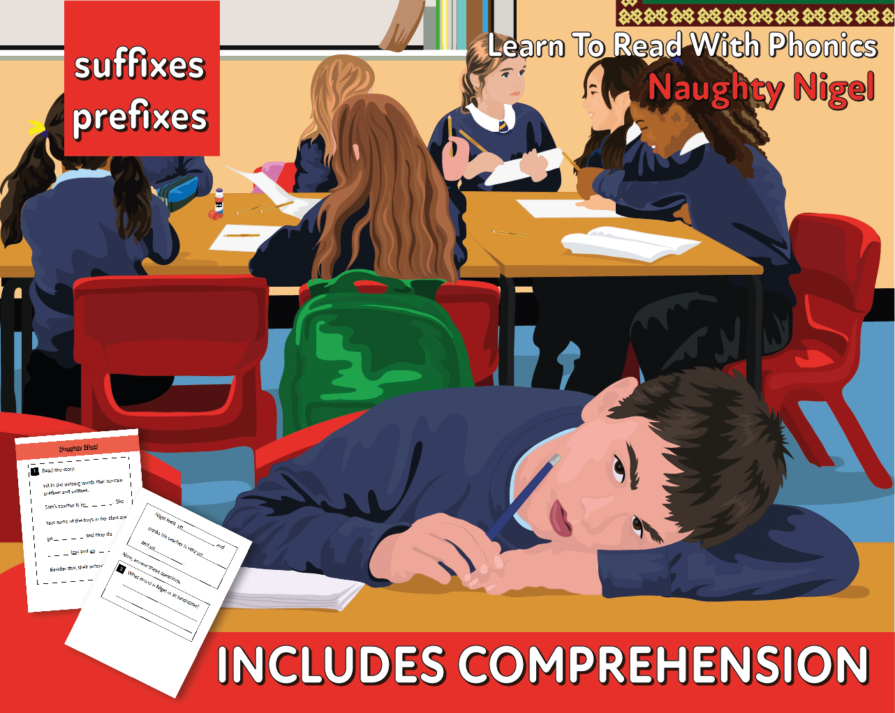 Close Reading Comprehension 'Naughty Nigel' (4-8 years) - Teacher Notes