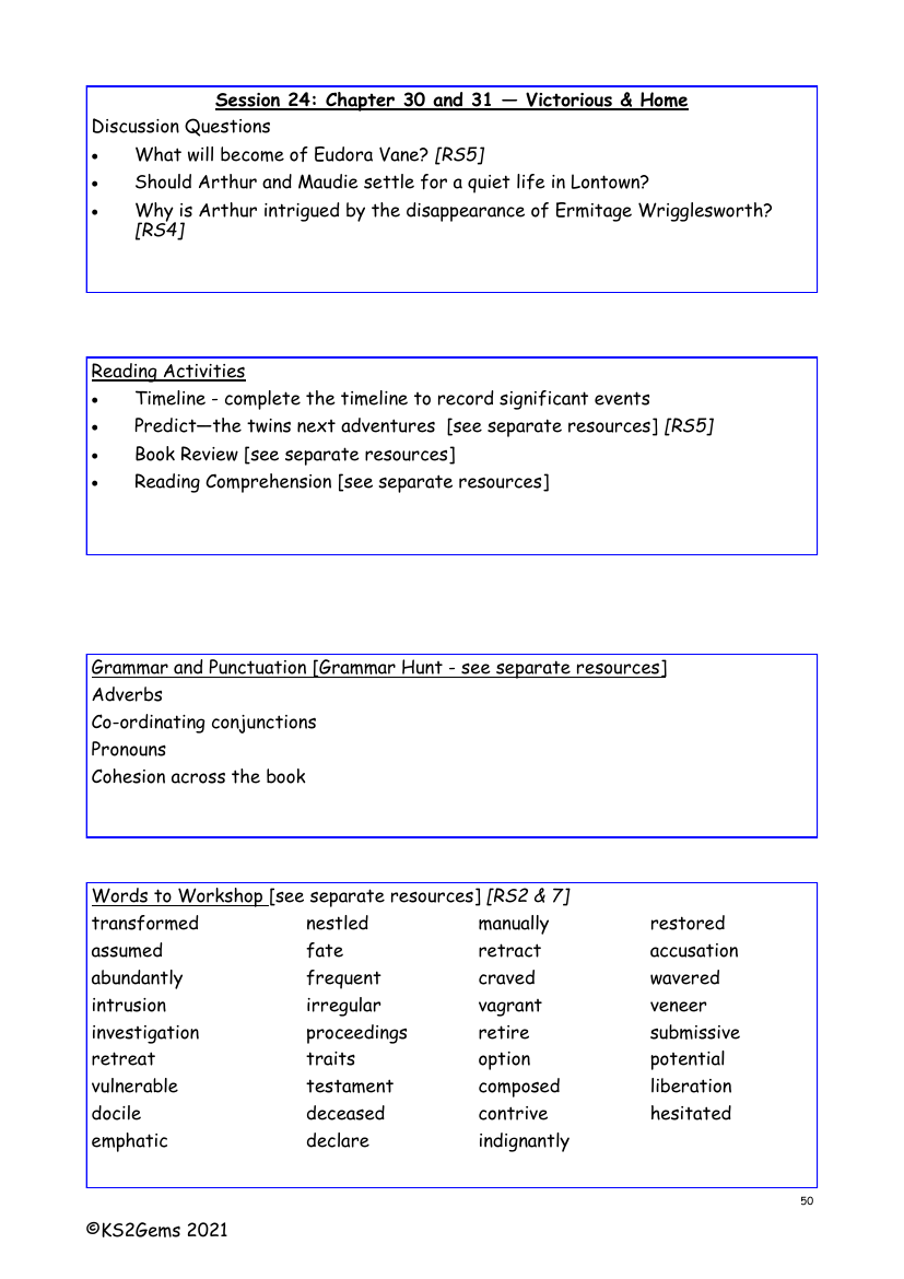 Brightstorm - Session 24 - Chapter 30 & 31 - Worksheet