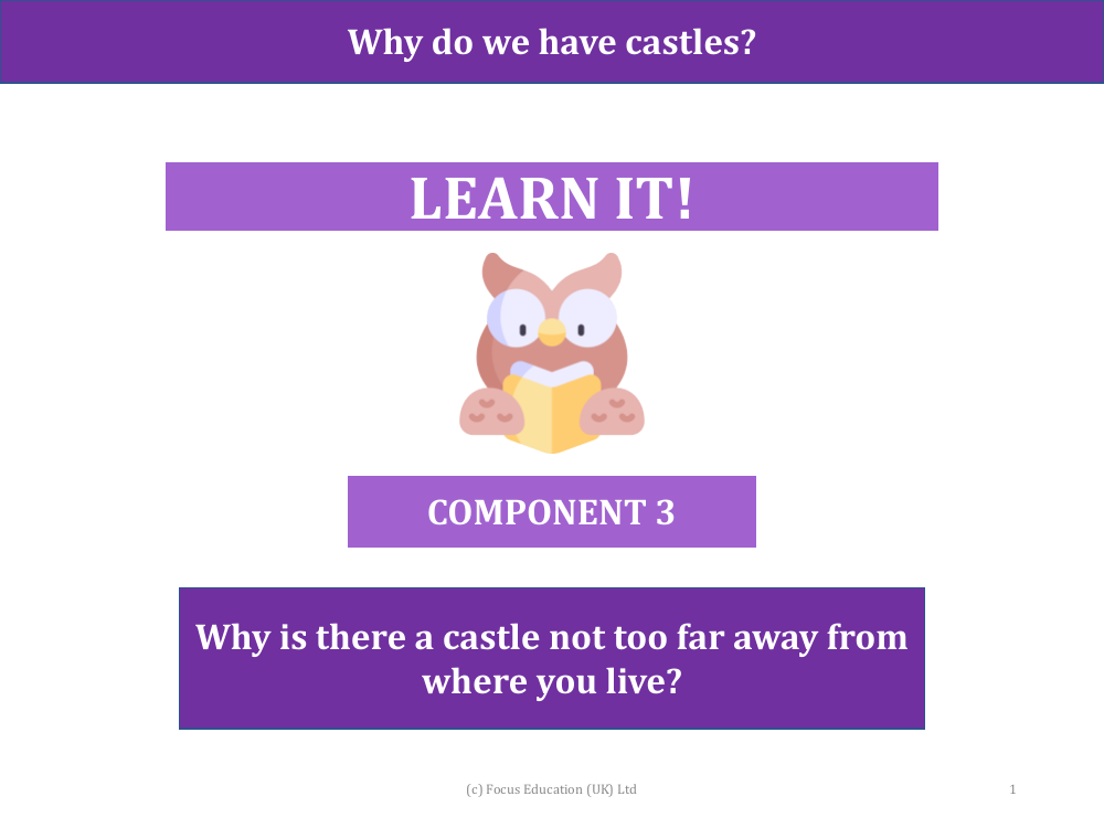 Why is there a castle not too far away from where you live? - Presentation