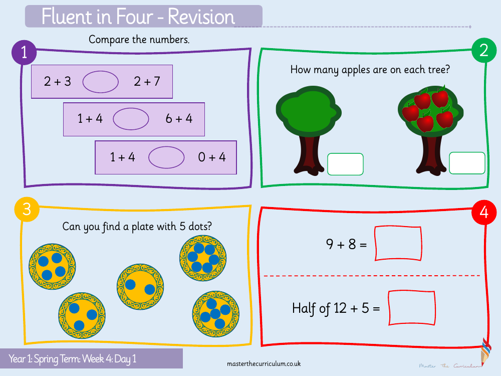 Addition and subtraction within 20 - Subtraction crossing 10 - Starter