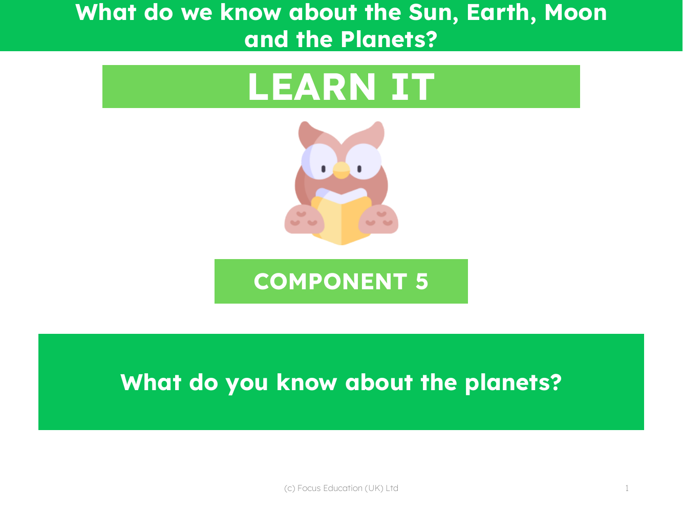 What do you know about the planets? - Presentation