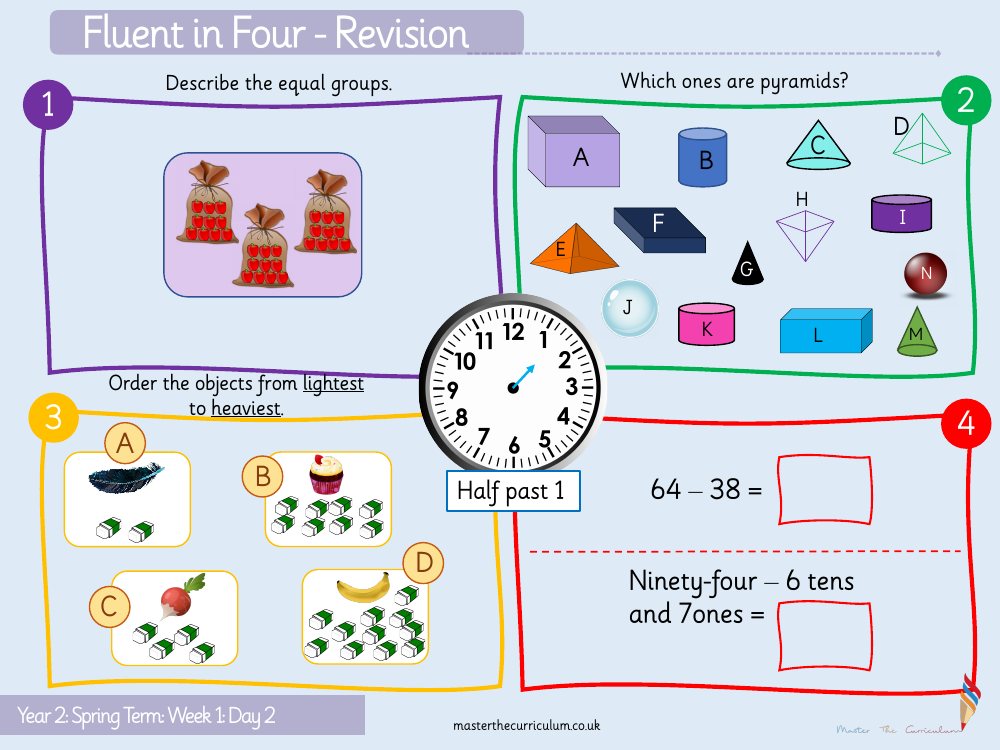 Multiplication and division - Make equal groups - Starter