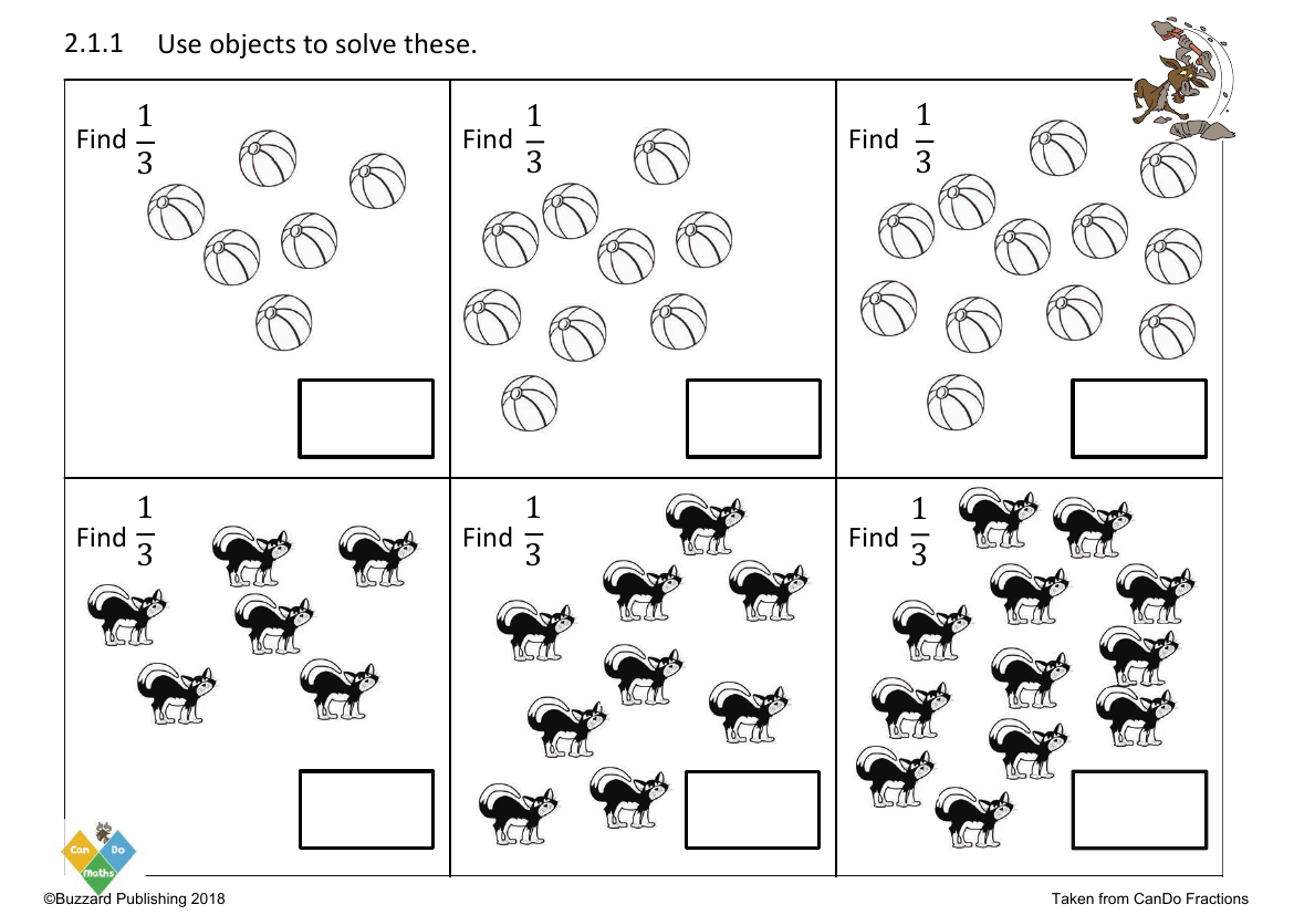 Find One Third of objects