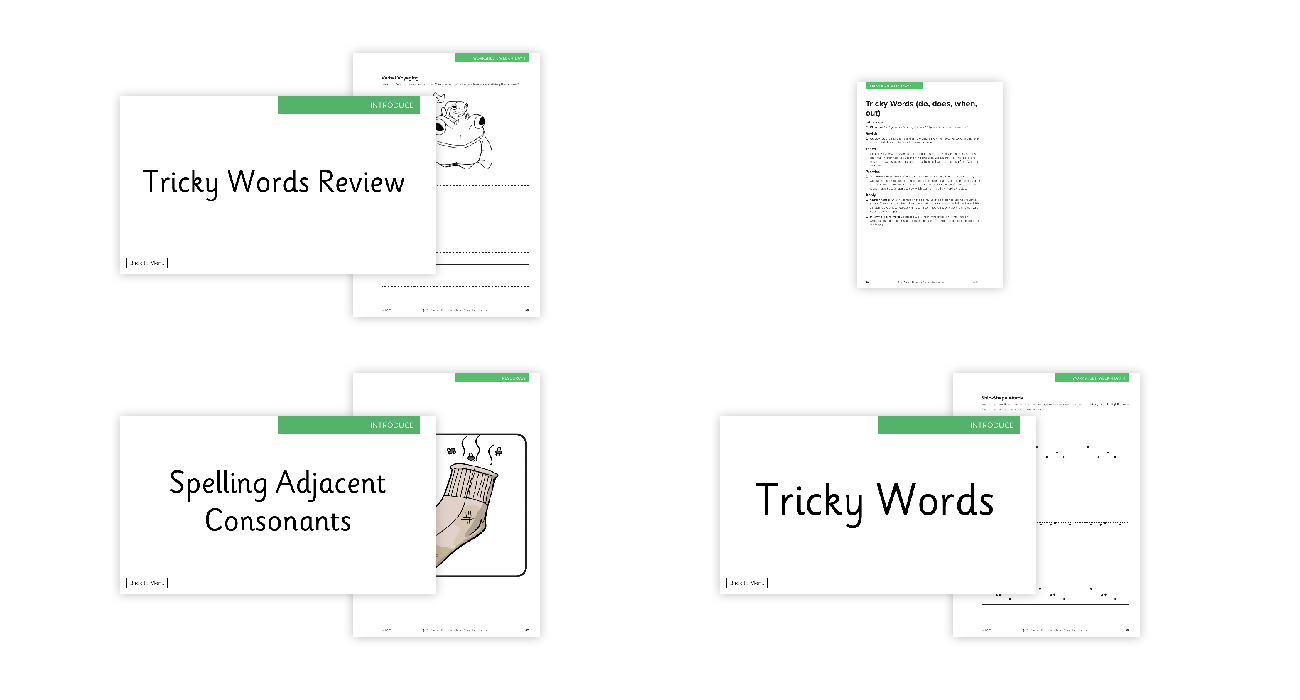 Revising spelling adjacent consonants - Phonics Phase 4 - Week 4