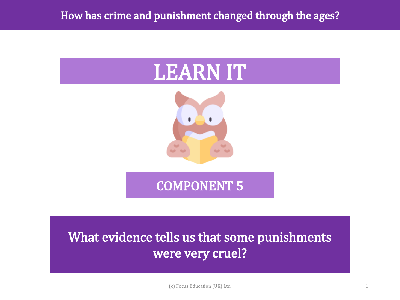 What evidence tells us that some punishments were very cruel? - Presentation