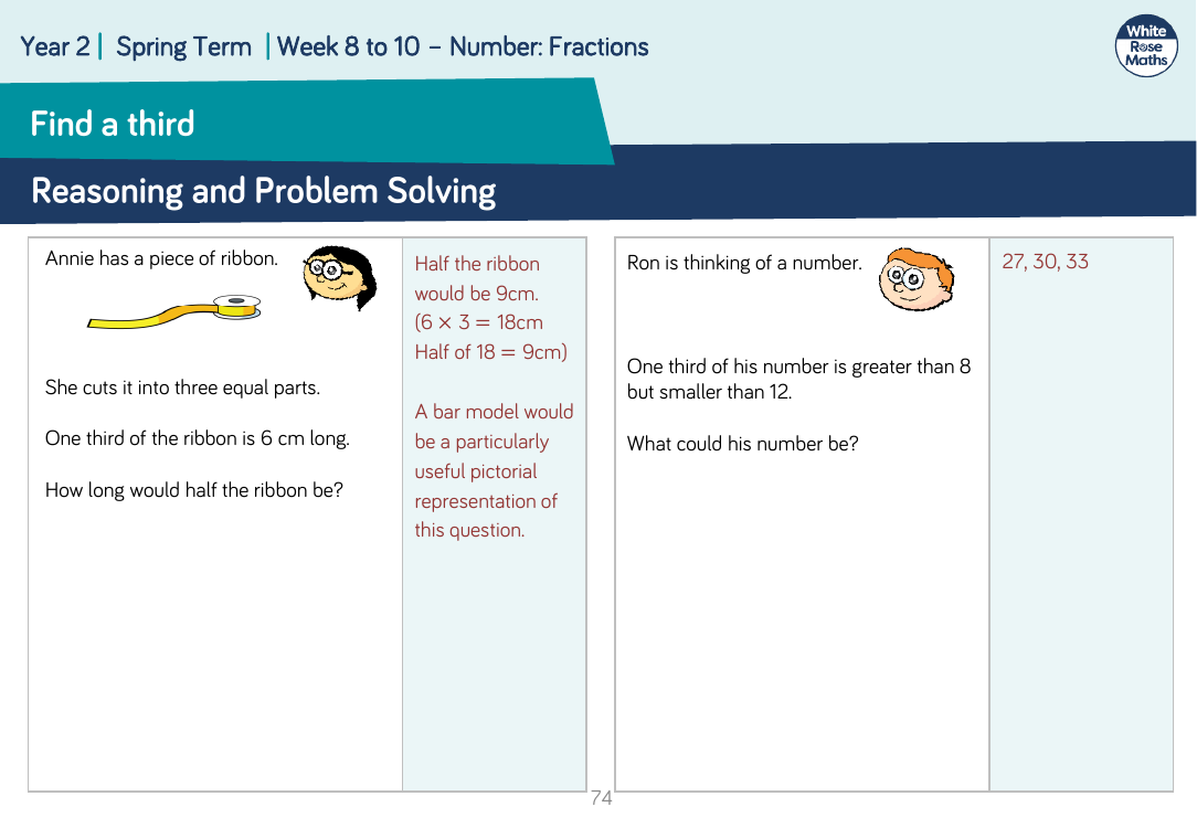 Find a third: Reasoning and Problem Solving