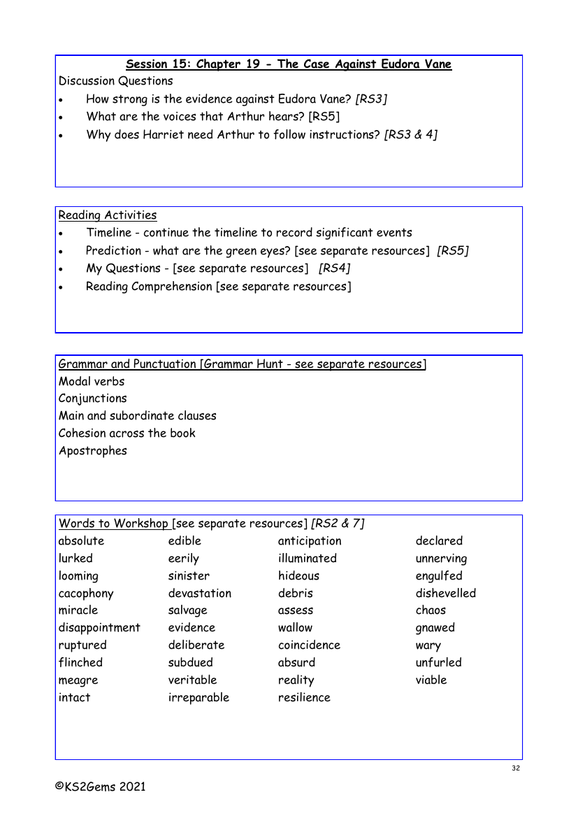 Brightstorm - Session 15 - Chapter 19 - Worksheet