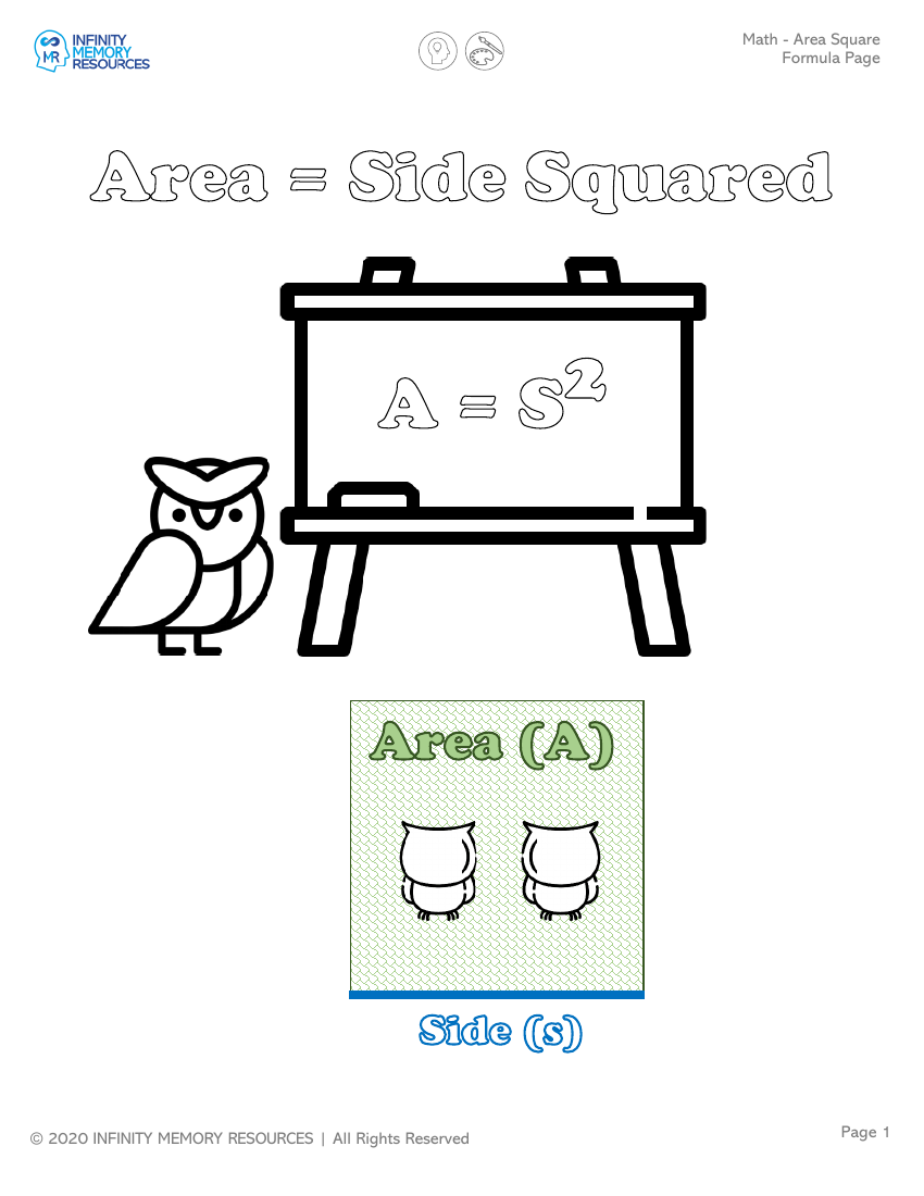 Area Square - Formula Page