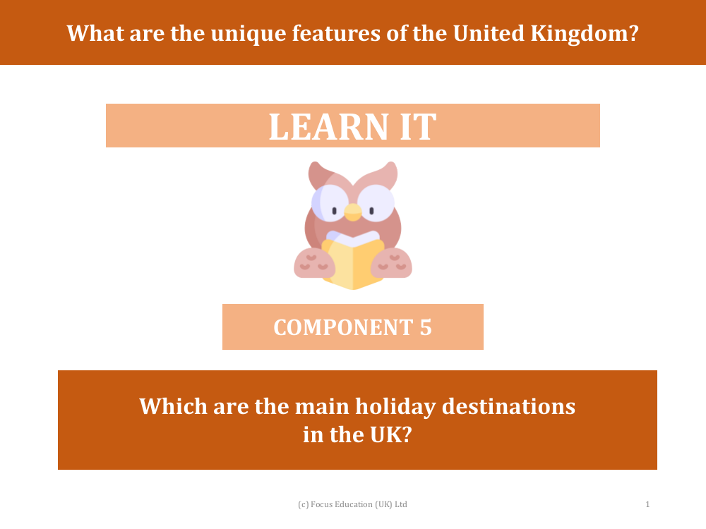 Which are the main holiday destinations in the UK? - Presentation