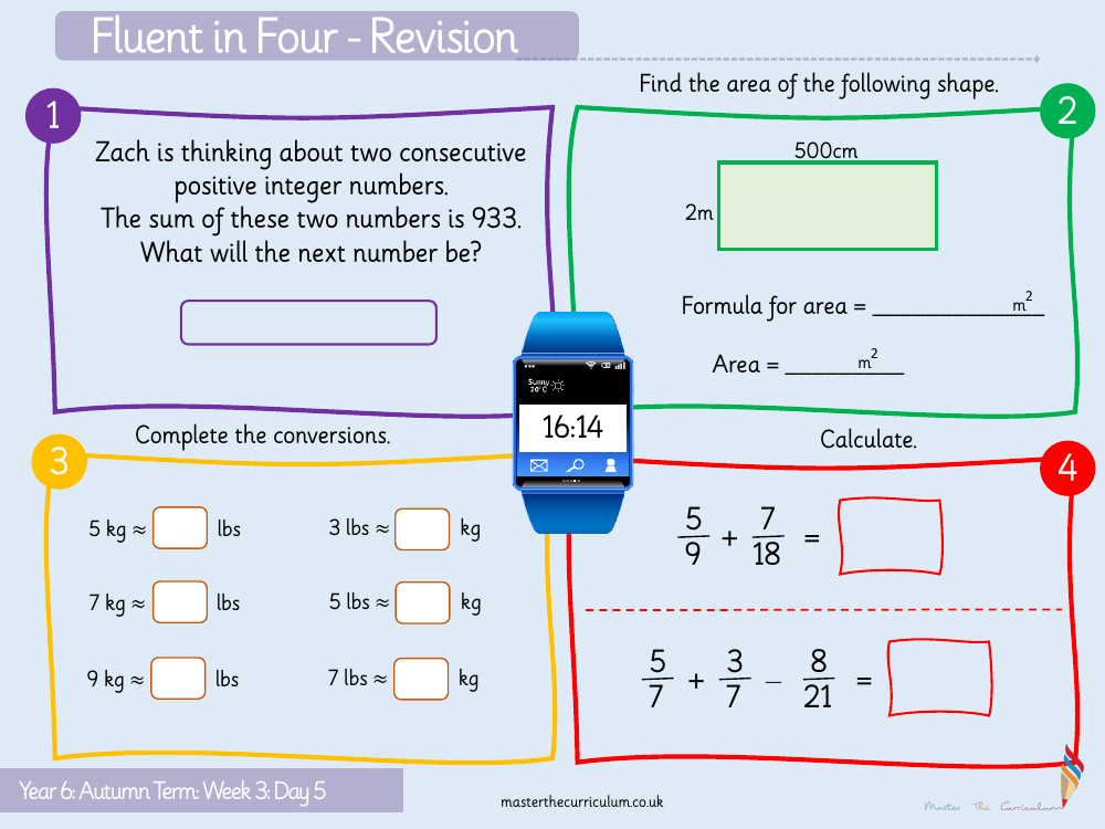 Addition, Subtraction, Multiplication and Division - Add and Subtract Integers - Starter