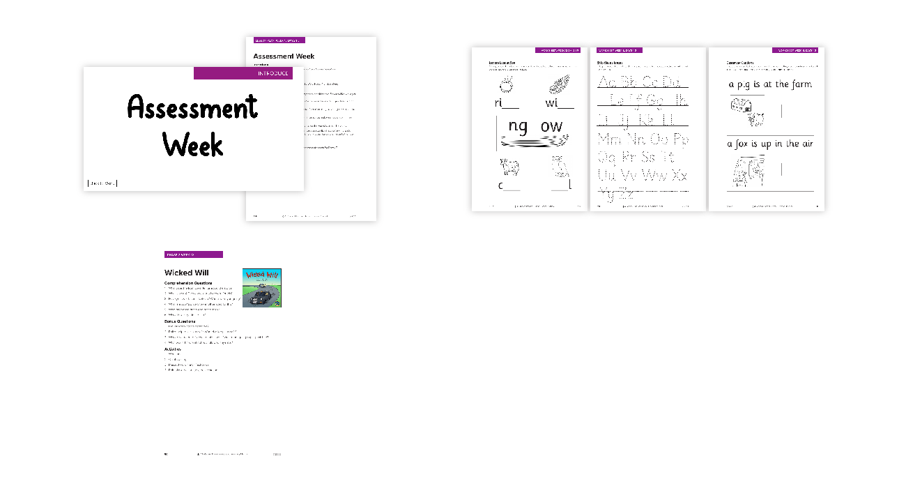 Assessment week - Phonics Phase 3 - Week 12