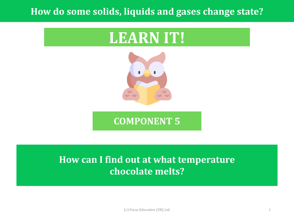 How can I found out at what temperature chocolate melts? - Presentation