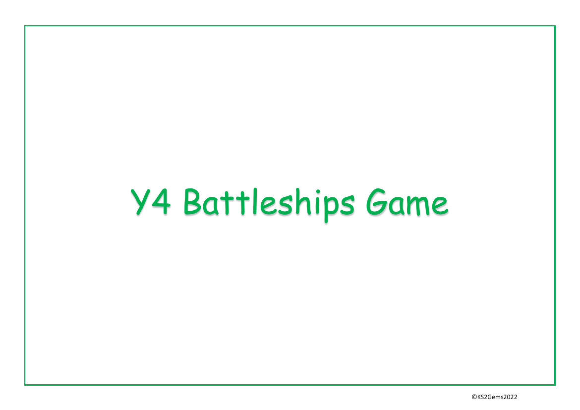 Battleships Game