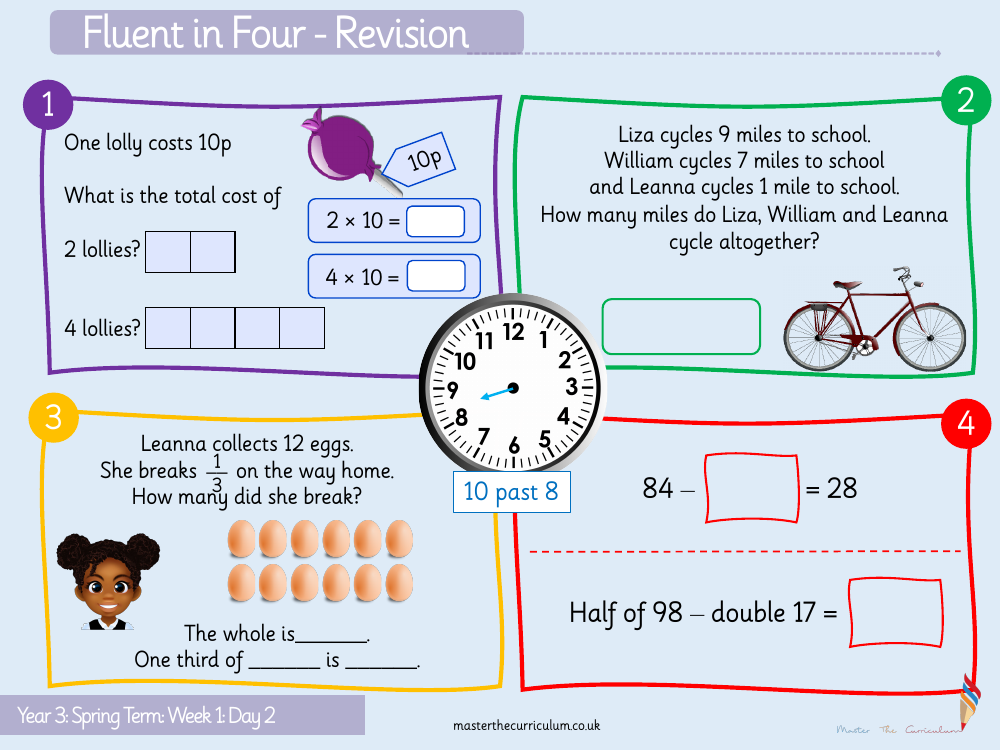 Multiplication and division - Comparing Statements - Starter