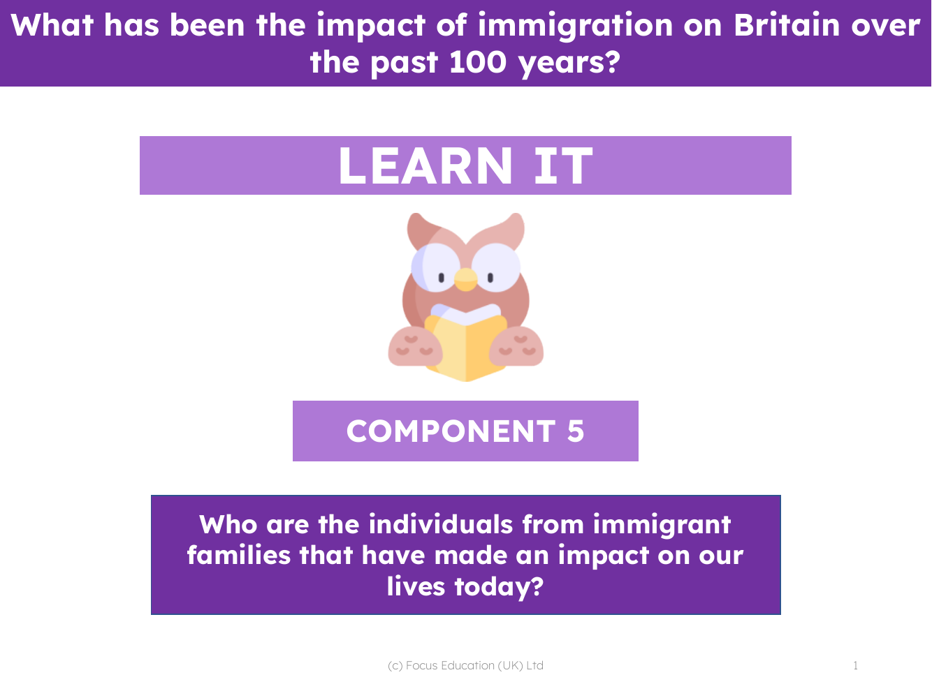 Who are the individuals from immigrant families that have made an impact on our lives today? - Presentation