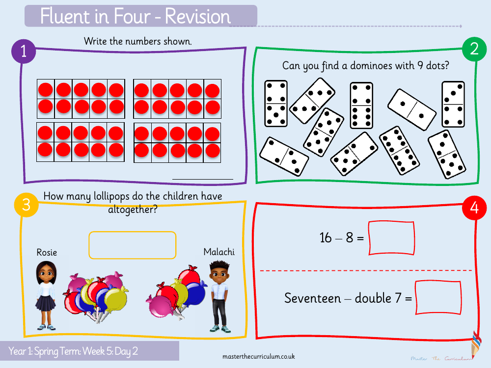 Place Value within 50 - Numbers to 50 - Starter