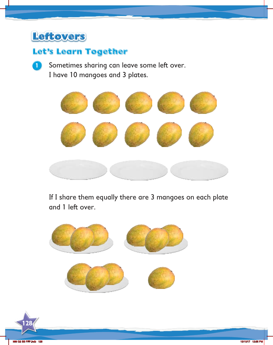 Max Maths, Year 2, Learn together, Leftovers