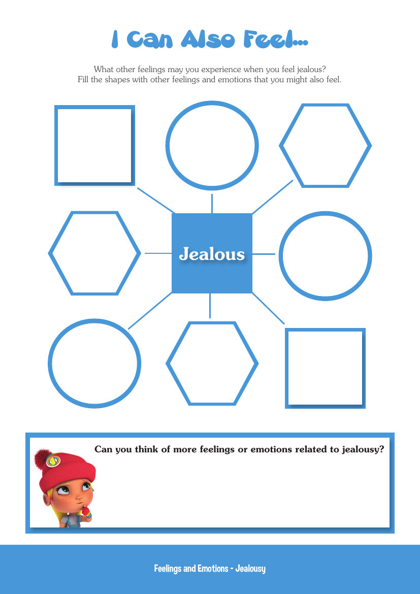 Jealousy - I Can Also Feel - Worksheet