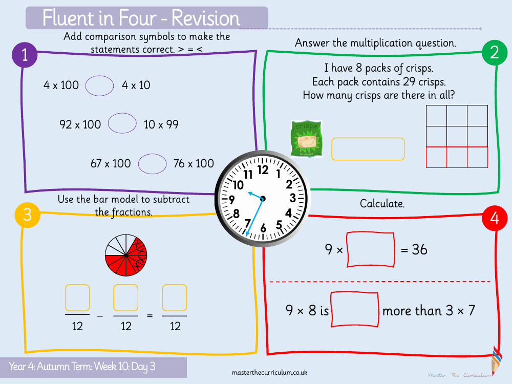 Multiplication and Division - Divide by 10 - Starter