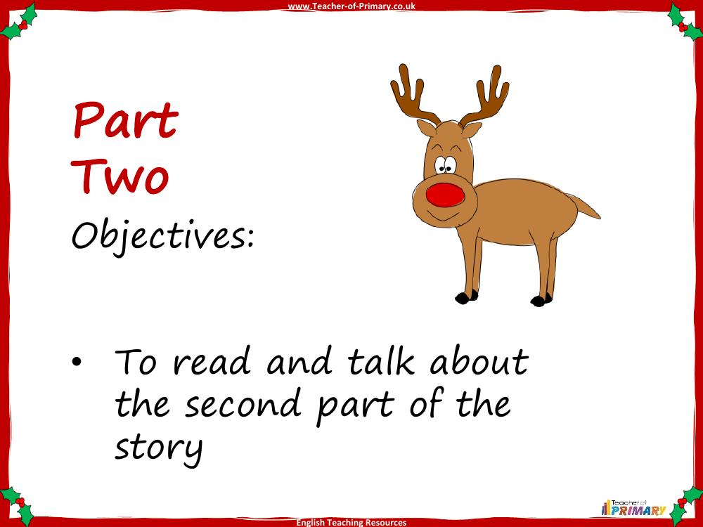 Rudolph Saves Christmas - Lesson 2 - PowerPoint