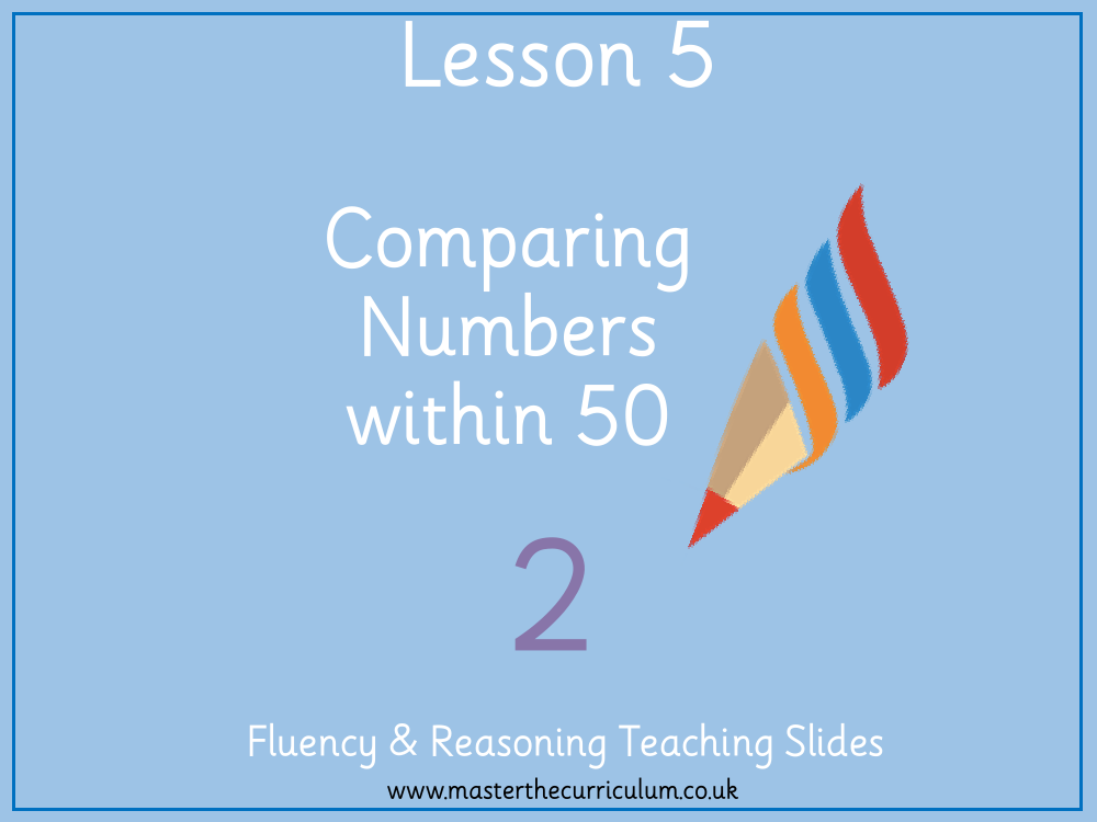 Place value - Comparing numbers within 50 - Presentation