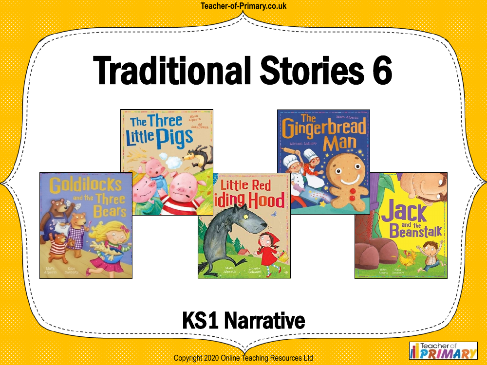 Traditional Stories - Lesson 6 - PowerPoint