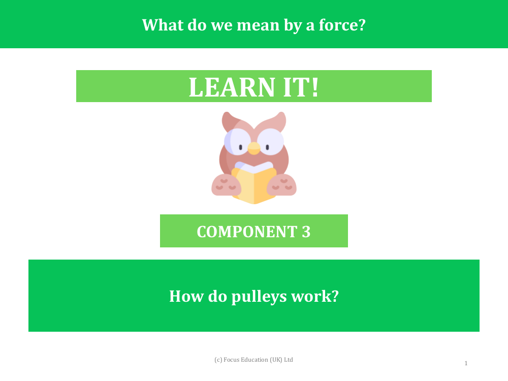 How do pulleys work? - Presentation