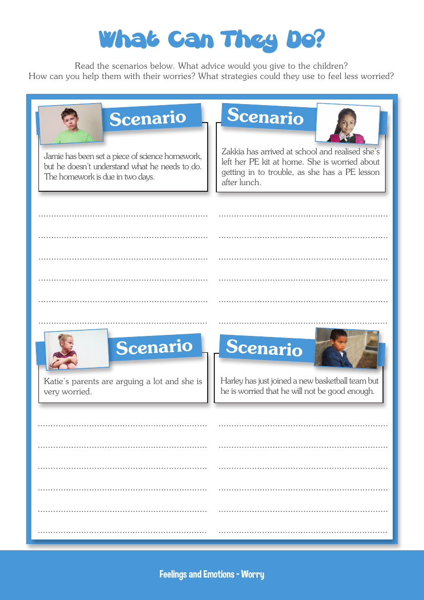 Worry - What Can They Do? - Worksheet