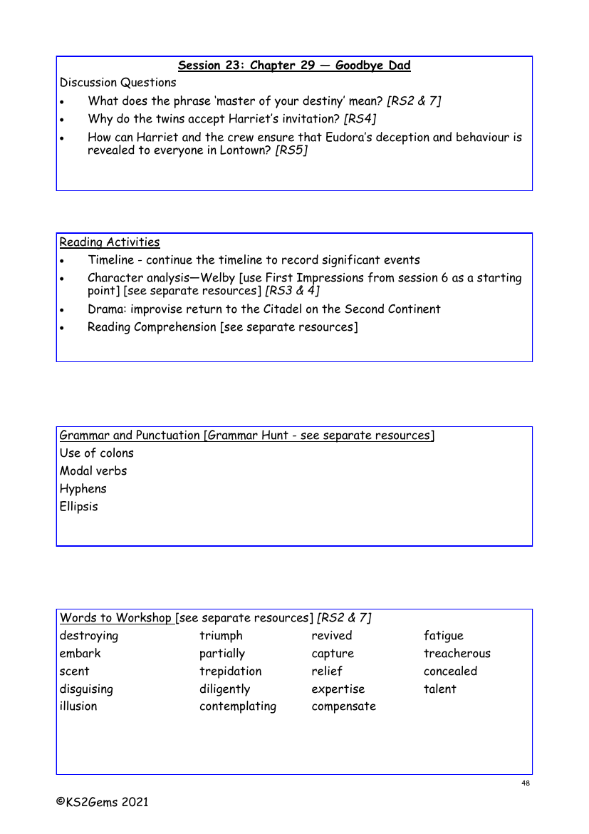 Brightstorm - Session 23 - Chapter 29 - Worksheet