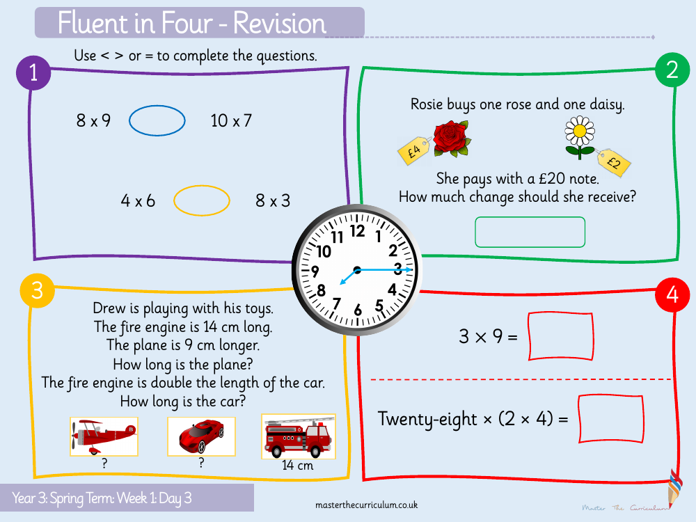 Multiplication and division - Related Calculations - Starter