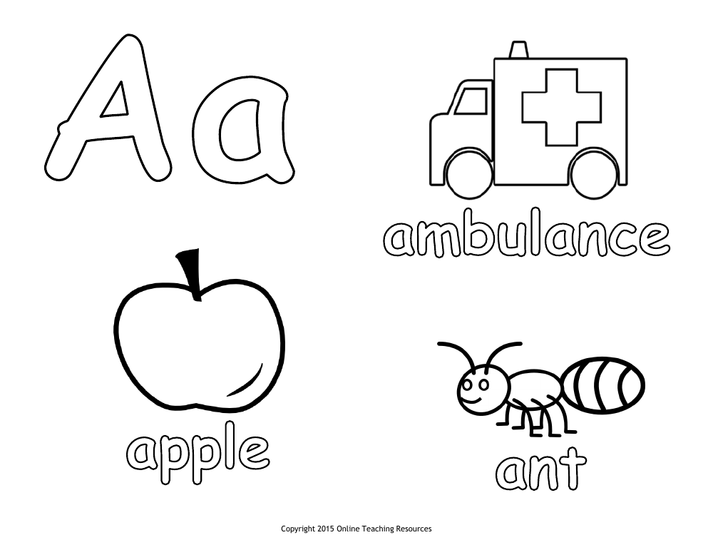 The Alphabet Worksheet English Reception