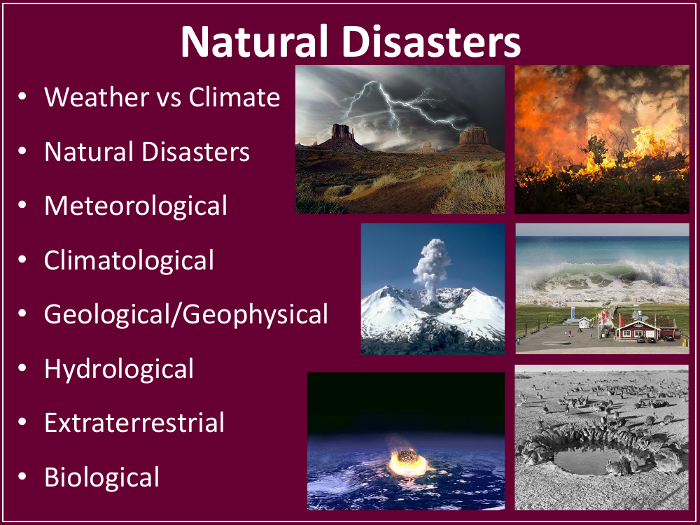 Natural Disasters - Student Presentation