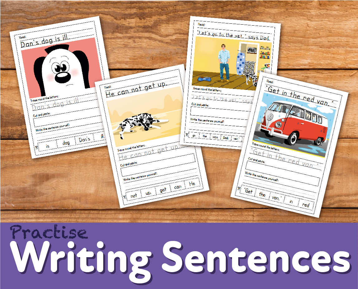 Sentence Writing Practice- ‘Dan’s Dog At The Vet’ - Teacher Notes