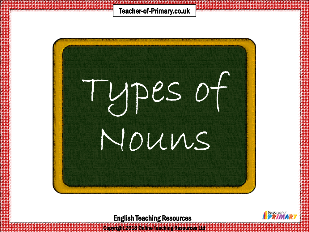 Nouns - PowerPoint | English 2nd Grade