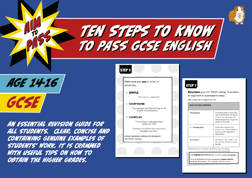 Ten Steps Students Need To Know To Pass GCSE English (14-16 years) - Teacher Notes