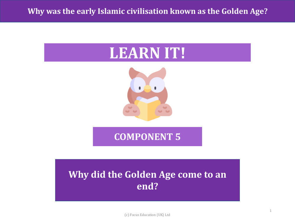 Why did the Golden Age come to an end? - Presentation