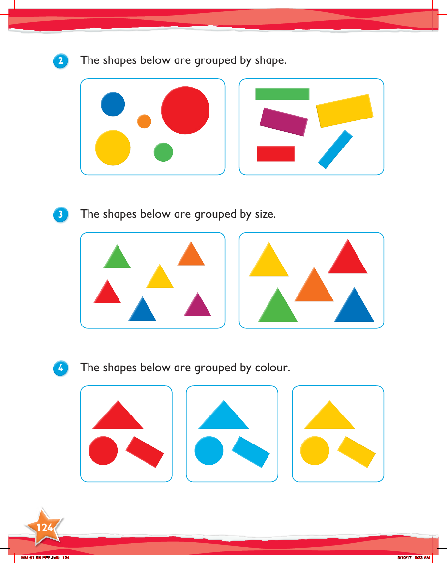 Max Maths, Year 1, Learn together, Grouping shapes