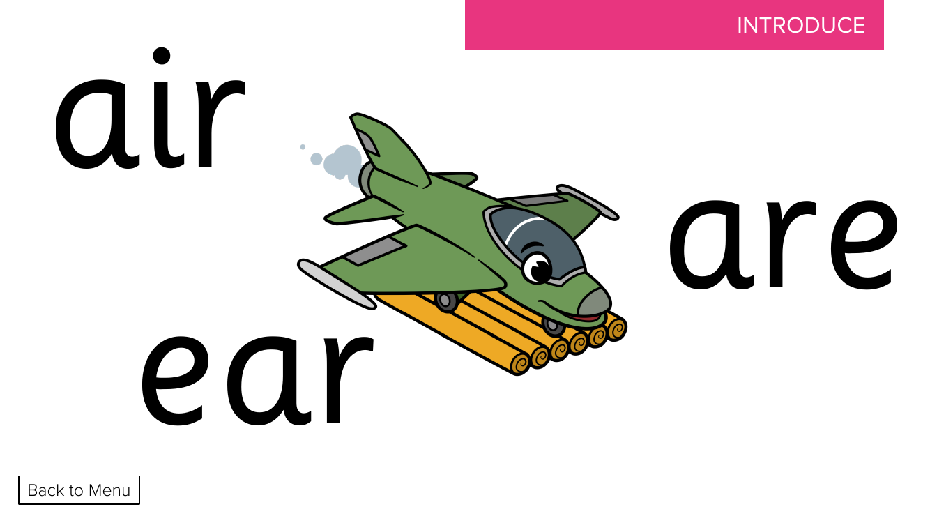 Week 25, lesson 1 Phonemes "air, ear,are" - Phonics Phase 5, unit 3 - Presentation