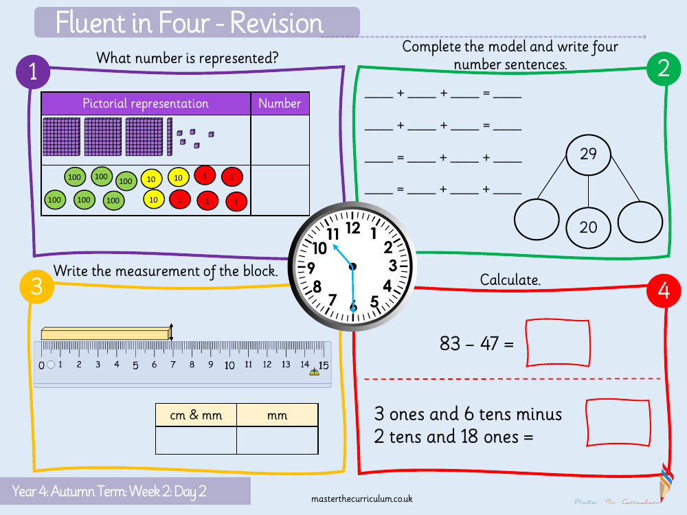 Place value - Represent numbers to 10,000 - Starter