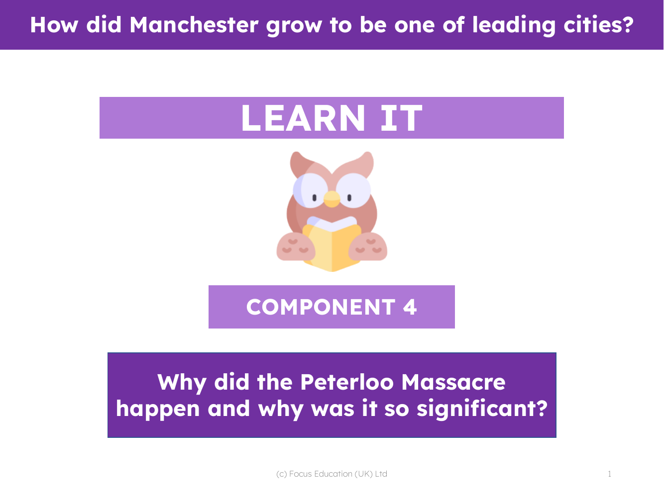 Why did the Peterloo Massacre happen and why was it so significant? - Presentation