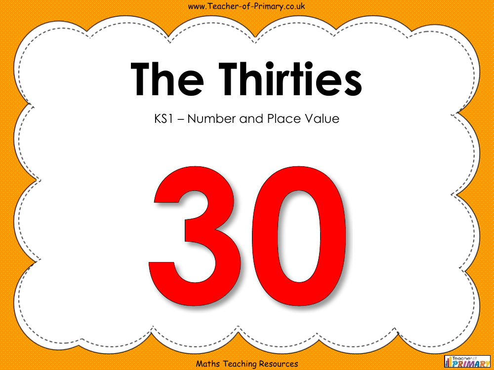 The Thirties - PowerPoint