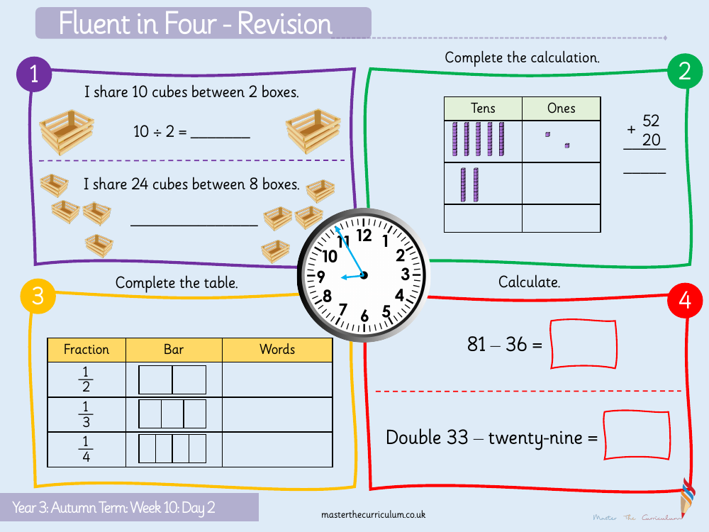 Multiplication and division - Make equal groups grouping - Starter