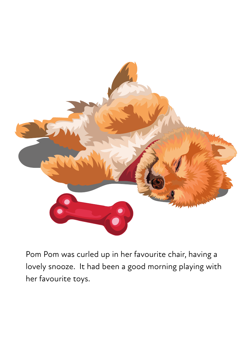 ‘Pom Pom Has A Visitor’ A Fun Writing And Drawing Activity (4 years +) - Activity Pack