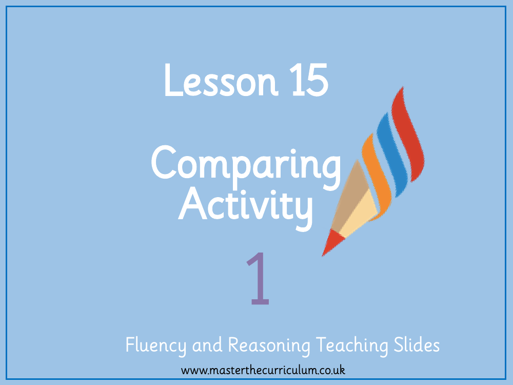 Place value within 10 - Comparing activity - Presentation