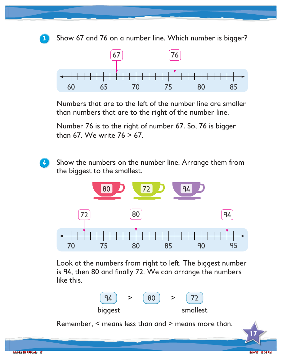 Max Maths, Year 2, Try it, Estimating numbers to 100