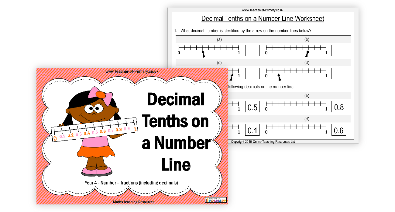 Decimal Tenths on a Number Line