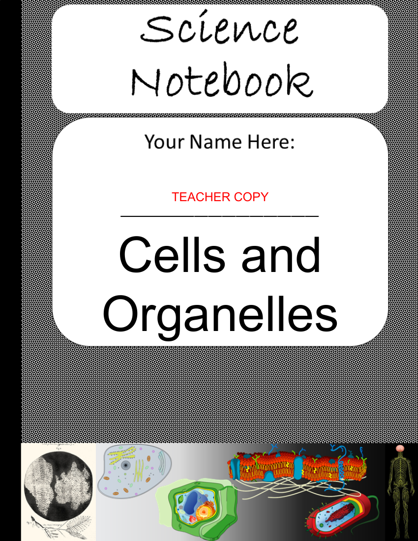 Cells and Organelles - Teacher's version of Student Digital Interactive Notebook