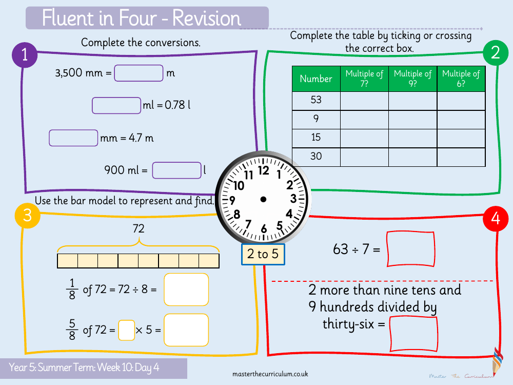 Converting Units - Metric Units (Activity) - Starter