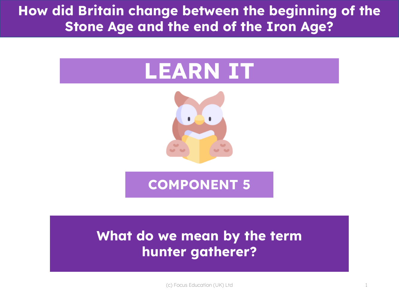 What do we mean by the term 'hunter gatherer'? - Presentation